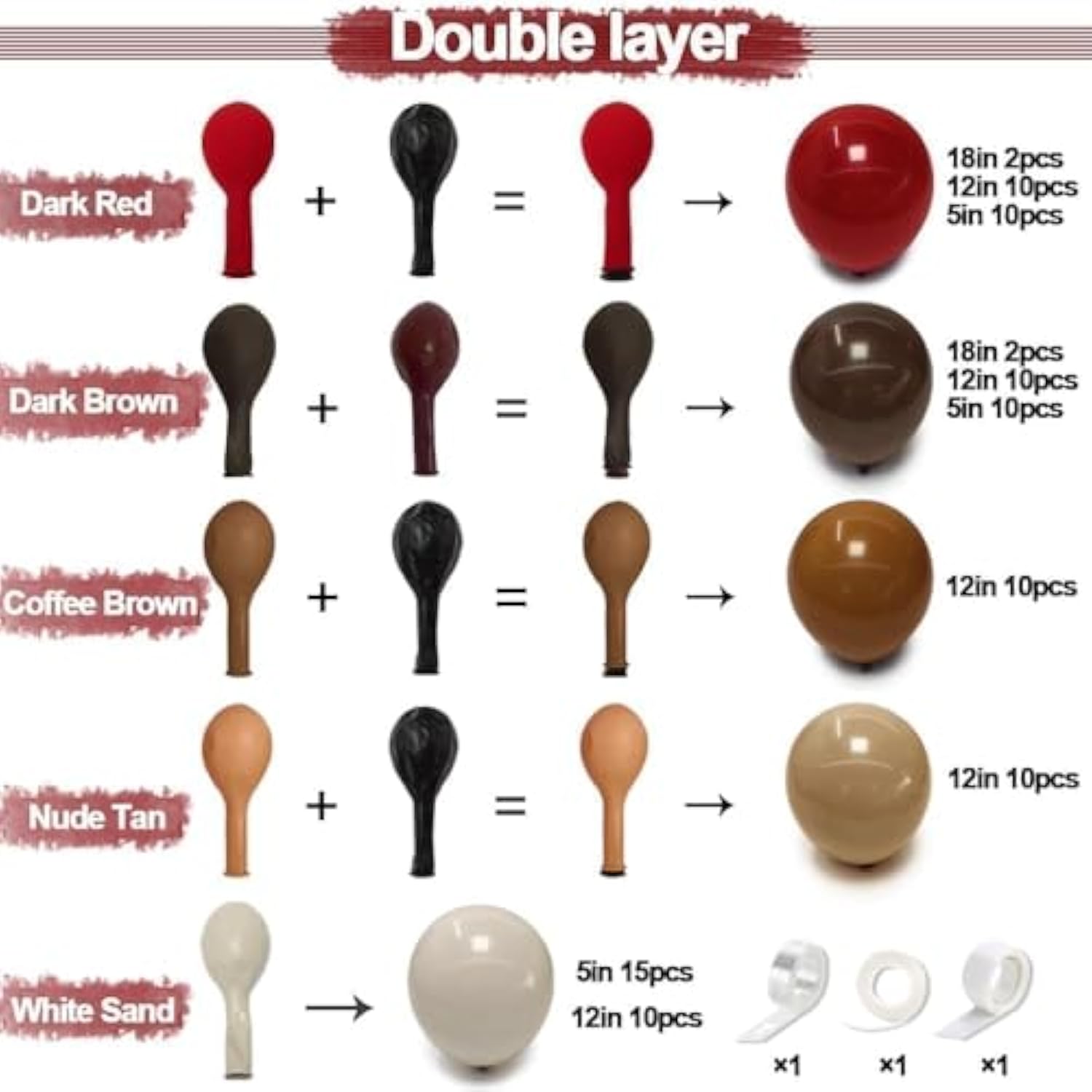 Red Balloon Arch Kit: Western Wedding, Birthday, Party Decor