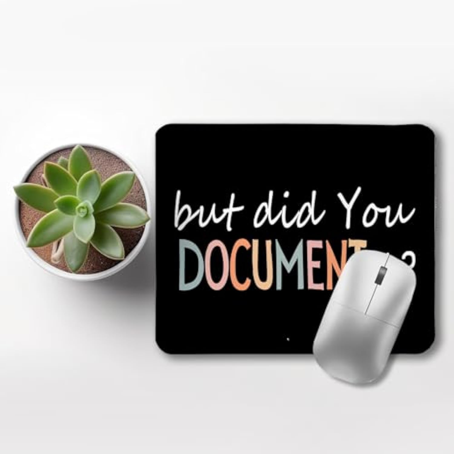 Funny Mouse Pad For Work, But Did You Document It Mouse Pads For Work Wireless Mouse Computers Laptop Desk Accessories, Funny Office Desk Accessories, Funny Gifts For Coworkers, 9.5X7.9 Inch