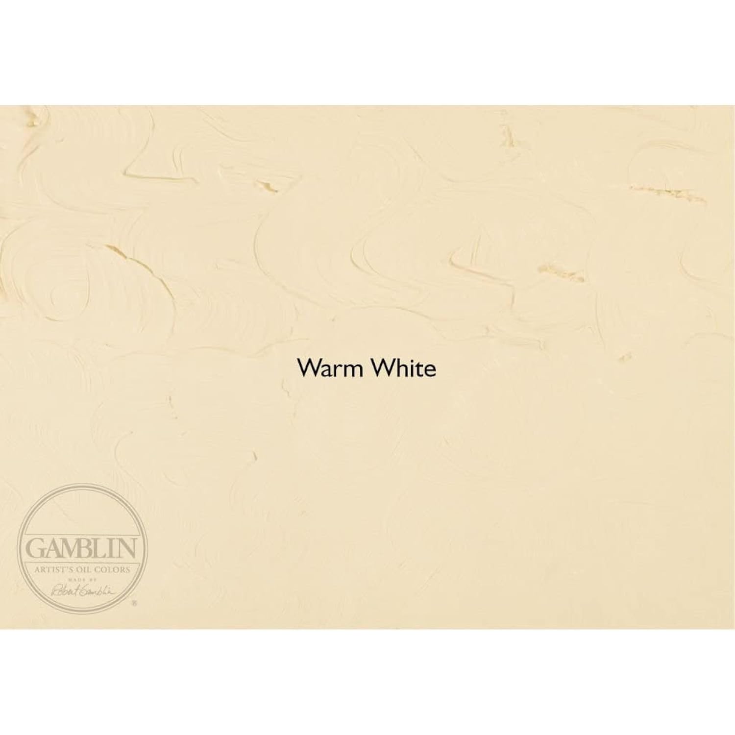 Gamblin Artist Oil, 150ml Tube, Warm White (2805)