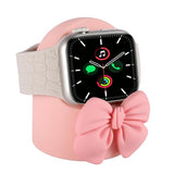 Charger Stand Compatible with  Watch Series 49/46/45/44/42/41/40/38mm iWatch Ultra2/Ultra/10/9/8/SE2/7/6/SE/5/4/3/2/1,Silicone Charging Dock