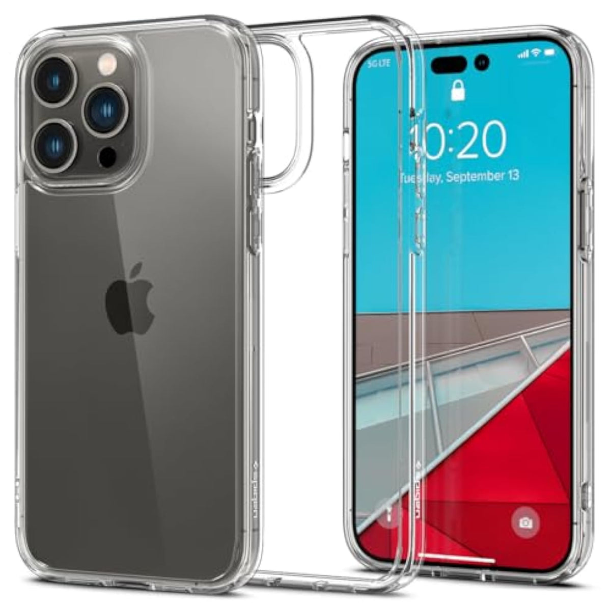 Spigen Ultra Hybrid Designed for iPhone 14 Pro Case (2022) [Anti-Yellowing], [Military-Grade Protection] - Crystal Clear
