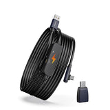 Link Cable with Charging 16FT Compatible with Meta Quest 3S/3 Accessories, Quest2/Pro, Pico4, Next-Gen VR Cable with USB 3.0 A to C Adapter for