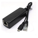 Active 48V To 5V 2.4A Poe Splitter Adapter With Micro Usb Plug, Ieee 802.3Af Compliant, For Tablets, Dropcam Or Raspberry Pi, Ipc, Ip Camera And More