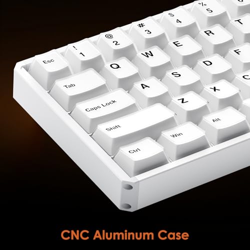 Mod68 8K Rapid Trigger Aluminum Gaming Keyboard Shine-Through Black Transparent Wired He Keyboard, Astroaim Switch