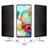 [2 Pack for  Galaxy A71 5G SM-A716U Privacy Tempered Glass Screen Protector Anti-spy 9H Hardness Front Glass Protector