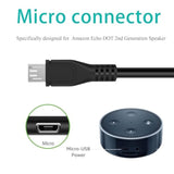 Replacement Usb Charging Cable Compatible With Amazon Echo Dot 2Nd Generation