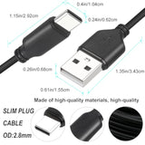 15Ft Usb C To Usb A Cable, Usb2.0 Data Sync, Compatible With Ps5, Keyboards, Mice, Iphone, Samsung, Google Pixel, Lg