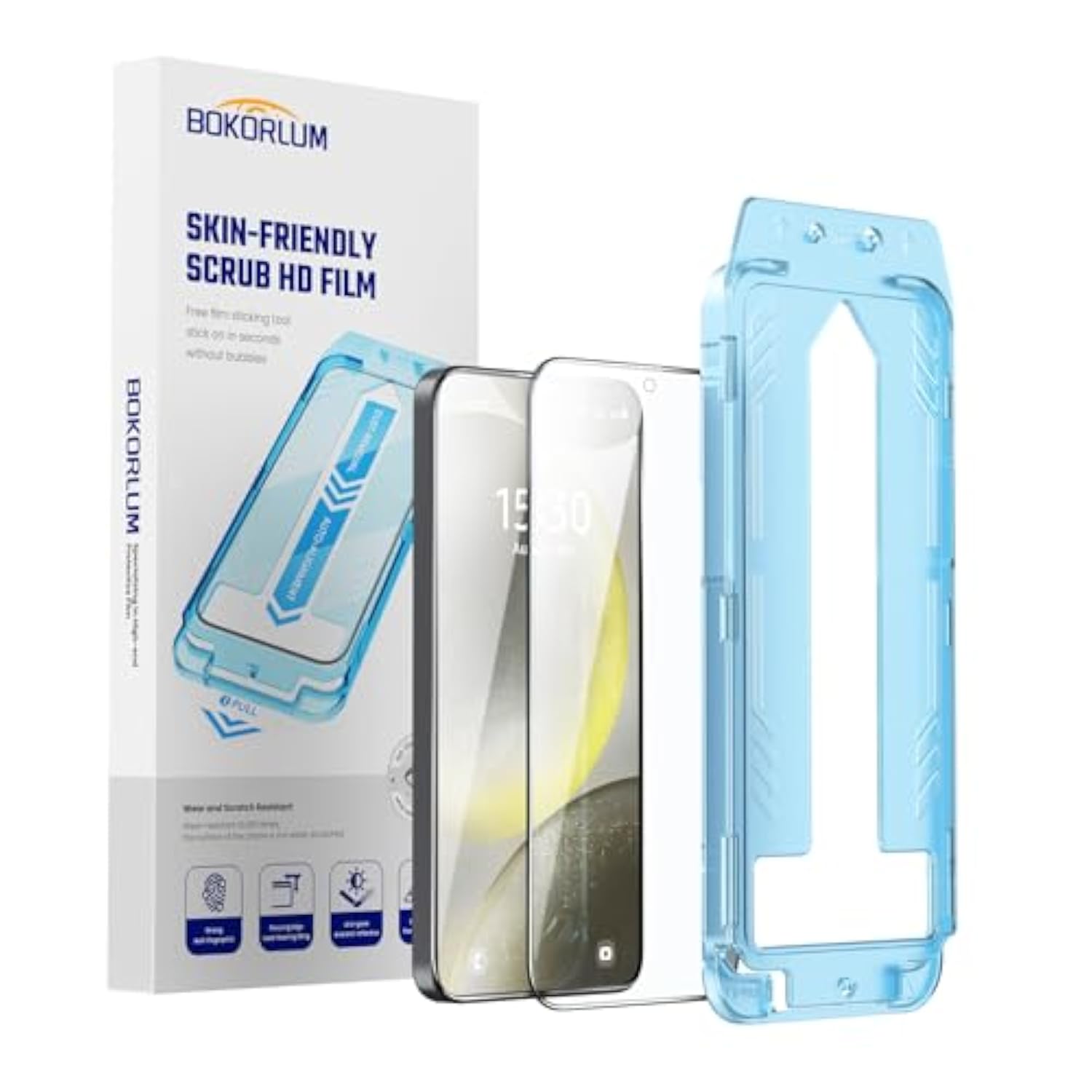 2 Pack For Samsung Galaxy S24 Ultra Tempered Glass Screen Protector, Matte,Military Grade Shatterproof,9H+ Hardness,Full Coverage,Auto Dust Removal,No Bubbles,Bright Edged Frosted Finish,Ultrathin,Easy Installation.(Hd, S24 Ultra)