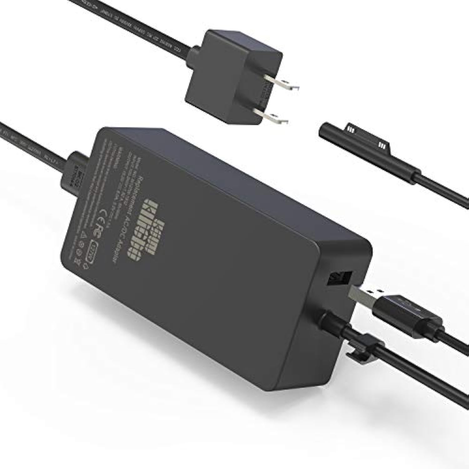 Surface Book 3 Charger, 127W 15V 8A Power Adapter Compatible With Surface Book