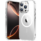 For Iphone 16 Pro Max Case Clear, [Compatible With Magsafe][Anti-Yellowing][-Grade Protection] Shockproof Slim Magnetic Phone Case For Iphone 16 Pro Max, Transparent