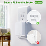 Dual Port Ultra Thin Flat Usb Wall Charger With Smart Ic, 2 Pack