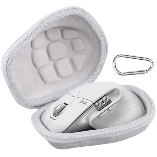 Mouse Case Compatible With Logitech Mx Master 4/3S/3 Advanced Wireless Mouse(White Case)