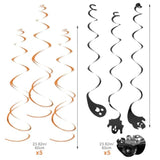 Halloween Party Decorations Set 14Pcs Happy Halloween Banner Ghost Swirl Garland