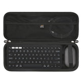 Keyboard Case Compatible With Logitech Pebble 2 Combo/Pebble Keys 2 K380S Bluetooth Keyboard And M350 I345 Mouse-Black (Case Only)