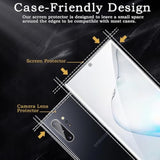 Screen Protector For Samsung Galaxy Note 10, 3D Tempered Glass Film, Ultra Hd 9H Hardness Case Friendly Anti Scratch Bubble Free Ultra Resistant Oil-Resistant Shatter Protection, 2-Pack