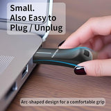 2-Pack 64Gb Small Usb Flash Drives With 1 Usb C Adapter Cable, Zinc Alloy Metal Shell, Thumb Drive, Memory Stick, Pen Drive For Pc/Mac/Phone/Laptop/Car Black