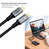 4Ft Usb 4 Cable Usb C To Usb C 8K Hd Display Video 40 Gbps Data Transfer 100W