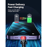 Usb C To Lightning Cable 6Ft, [Apple Mfi Certified] Iphone Cord Compatible With Iphone 14/14 Plus/14 Pro/14 Pro Max/13/13 Mini/13 Pro/13 Pro Max/12 Pro Max/11 Pro Max - Red