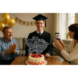 You Did It Cake Topper Graduation 2025 – Funny Graduation Cake Topper For Celebration Party, Congrats Grad Cake Decorations For College, High School, Or Kindergarten Graduations Cake Decor