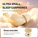Invisible Mini Sleep Earbuds,Ultra-Light Comfort Fit Sleep Headphones for Side Sleepers,Mini Noise Blocking Sleep Earphones,Bluetooth 6.0 Wireless