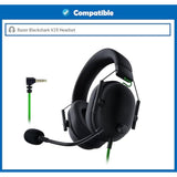 Professional Replacement Earpads Cushion Compatible With Razer Blackshark V2X V2 X Headset Ear Pads With Skin-Friendly Leather And Memory Foam