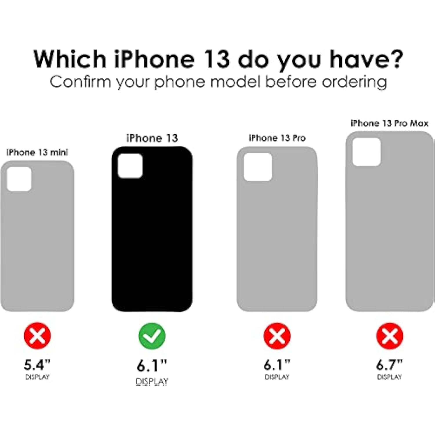 LifeProof FR? Series Waterproof Case with Magsafe for iPhone 13 (Only) - with Cleaning Cloth - Non-Retail Packaging - Black 27-55077-20-WC