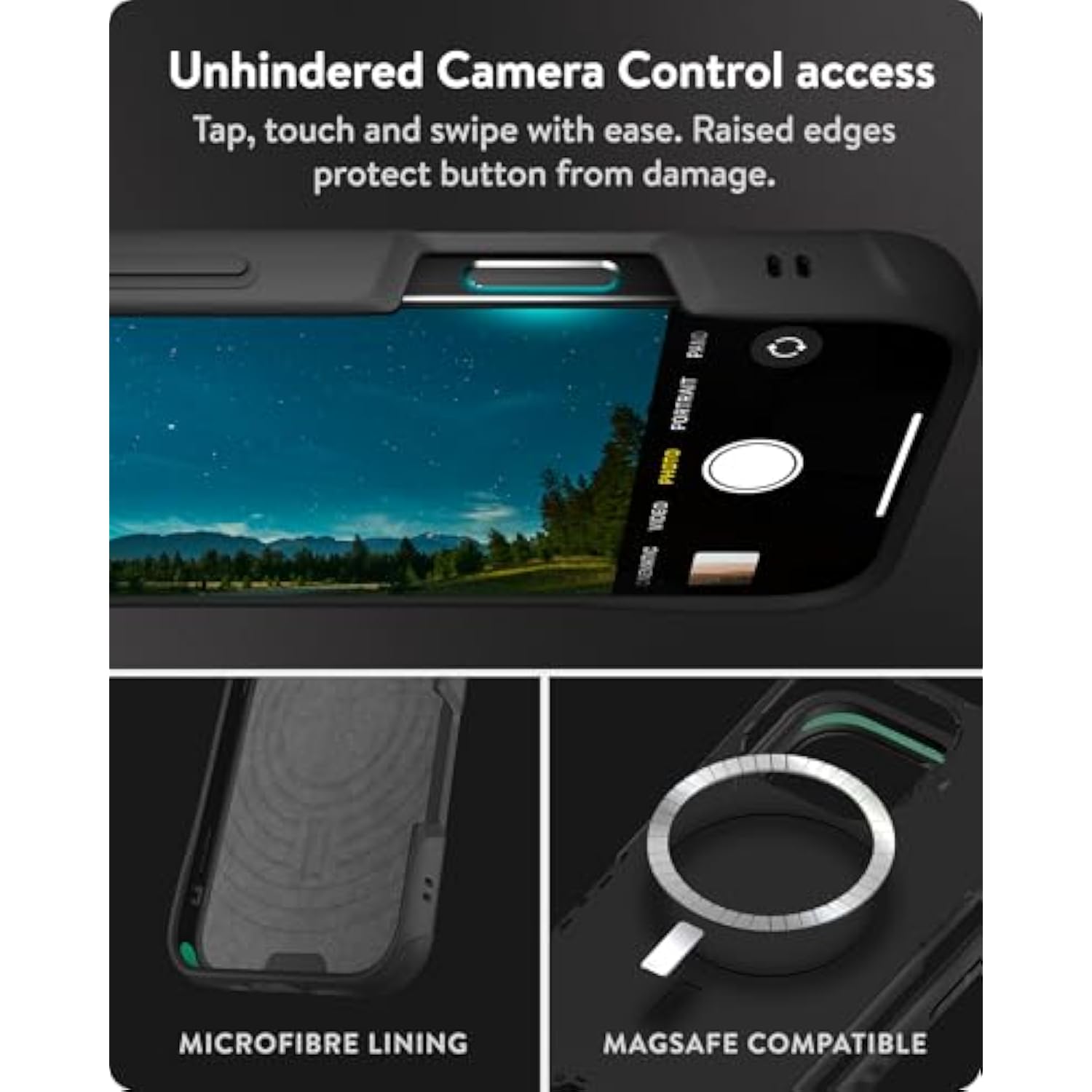 For Iphone 16 Pro Max Case Magsafe Compatible - Limitless 6.0 - Carbon Fibre - Protective Shockproof Phone Cover