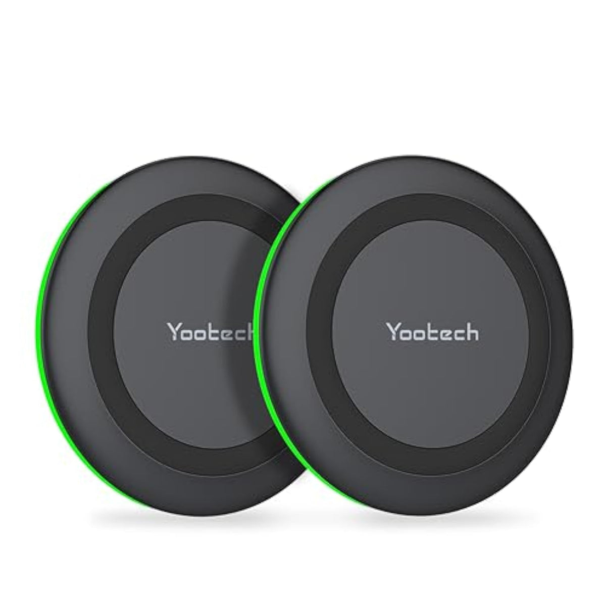 [2 Pack] Wireless Charger,10W Max Fast Wireless Charging Pad Compatible With Iphone 16E/16/16 Plus/16 Pro Max/15/14/13/Se 2022/12/11/X/8,Samsung Galaxy S23/S22,For Airpods Pro 2(No Ac Adapter)