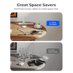 Retractable Apple Watch Charger Usb C Cable Fast Charging, 3 In 1 Charging Cable, Retractable Car Charger For Multiple Travel Devices For Apple Watch 10/9/8/Ultra 2, Iphone 16/15/14, Galaxy S25