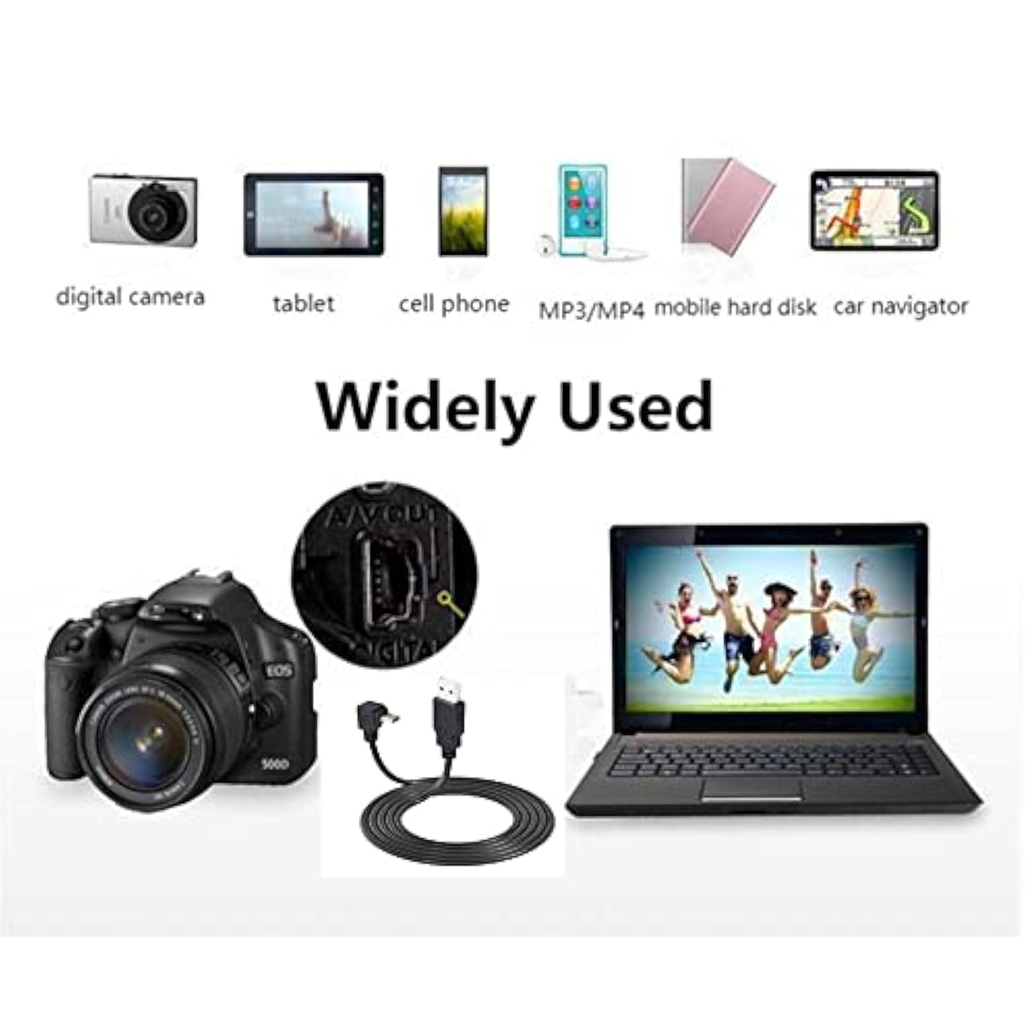 90 Degree Mini Usb Cable Angle Mini 5Pin Usb B Male To Usb 2.0 Male Data Sync