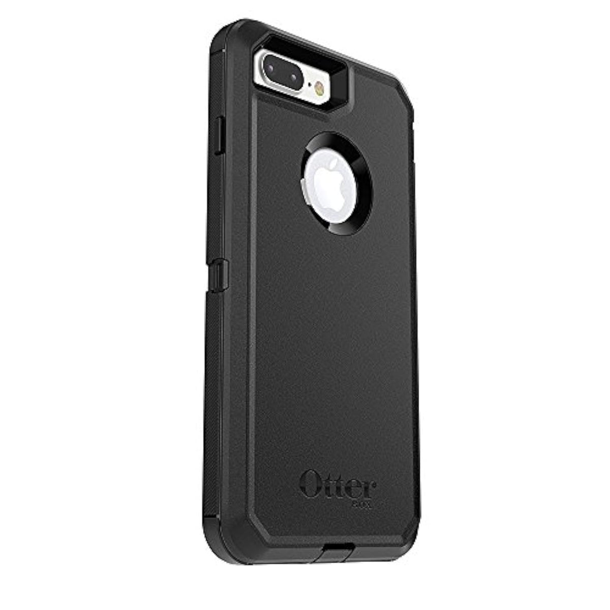 OtterBox iPhone 8 Plus & iPhone 7 Plus (ONLY) Defender Series Case - Black, Rugged & Durable, with Port Protection, Includes Holster Clip Kickstand