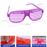40 Pack Led Glasses,Light Up Glasses,Glow Glasses Glow In The Dark Party Supplies Suitable For Kids/Adults, Rave Neon Flashing Party For Birthday Mardi Gras New Year'S Eve Decoration