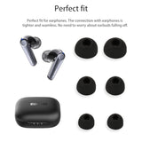 [3Pairs] Ear Tips For Earfun Air Pro 3, Silicone Replacement Earbuds,S/M/L 3 Size,Earbuds Tips,Replacement Earbuds For Earfun Air Pro 3(Black)