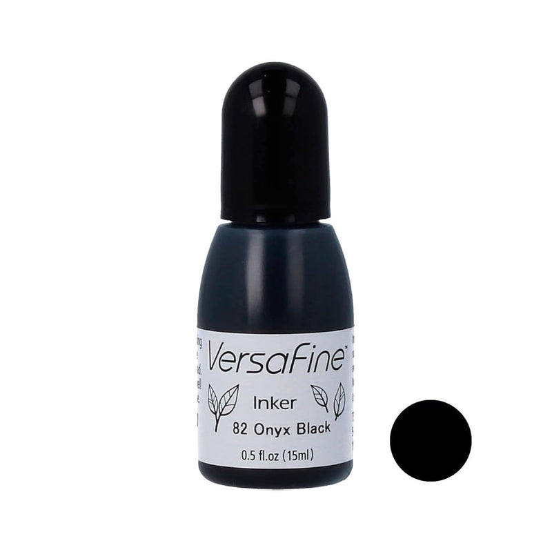 1/2 Fluid Ounce Versafine Pigment Inker, Onyx Black