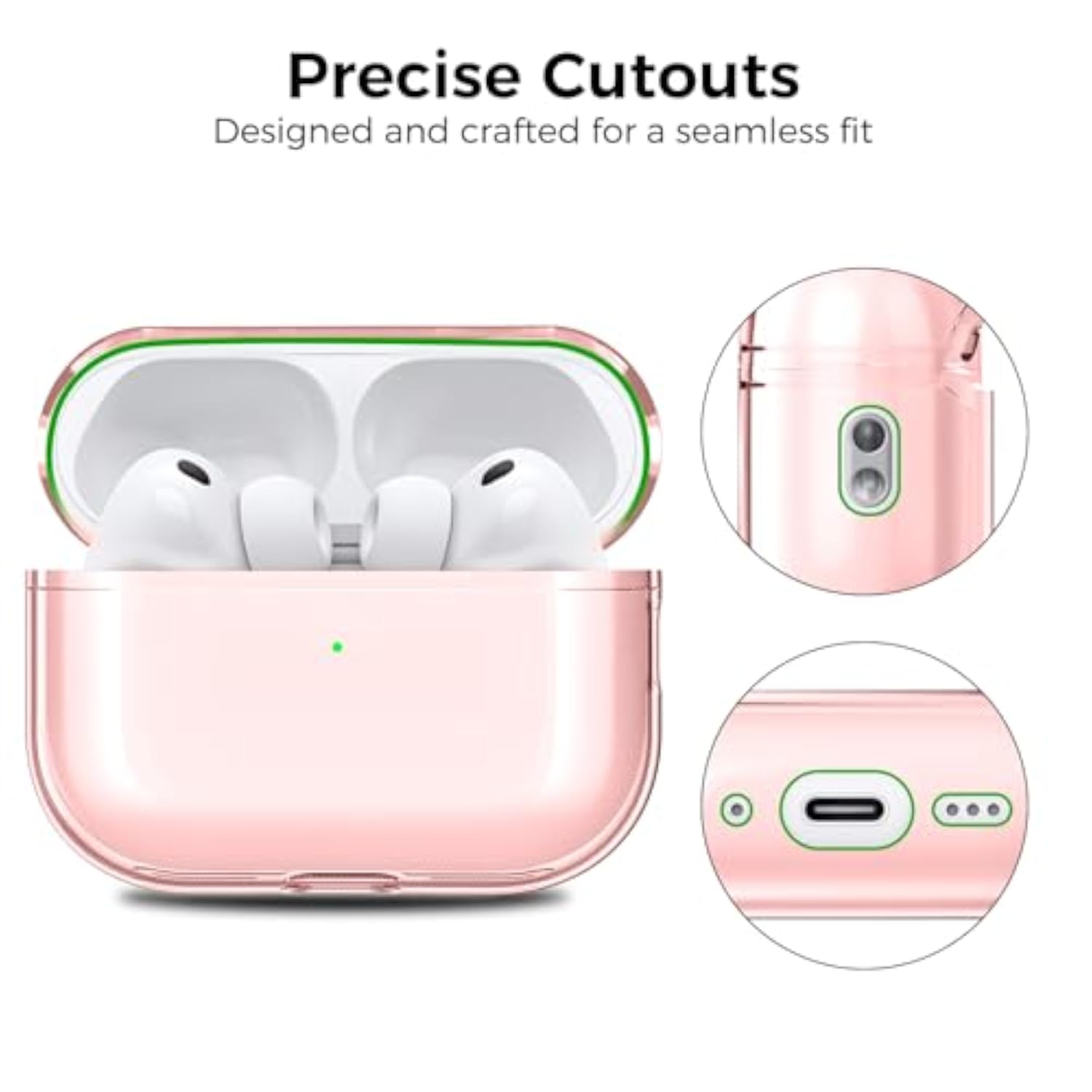Clear AirPods Pro 3 Case Cover Accessories for Protection and Organization