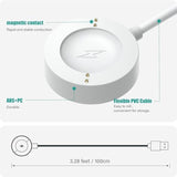 Rapid Charger Compatible With Fossil Gen 6, Michael Kors Gen 6 Touchscreen Smart Watch Ftw0006 Mkt0003-1M (2-Pack)