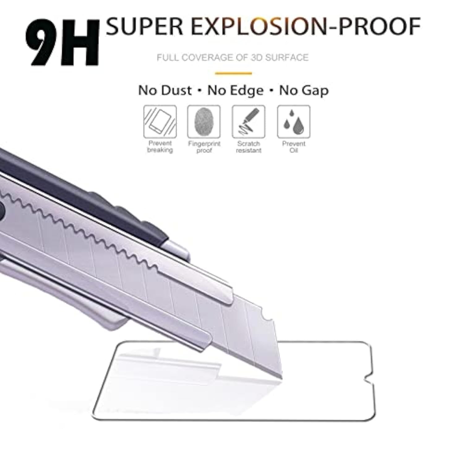 (3 Pack) Designed For Sonim Xp Pro 5G Screen Protector Tempered Glass, 0.3Mm?9H Hardness