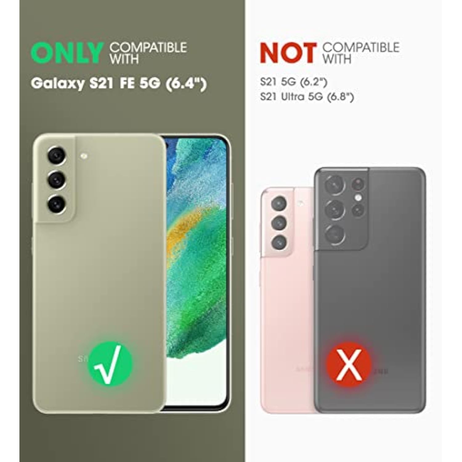 SUPCASE Unicorn Beetle Pro Series Case Designed for Samsung Galaxy S21 FE 5G (2022 Release), Full-Body Dual Layer Rugged Holster & Kickstand Case With Built-in Screen Protector (Black)