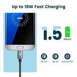 Micro Usb Cable [2 Pack/6.6Ft], Qc 3.0 Fast Charging & Sync Android Charger,Micro Usb Cables For Samsung Galaxy S7/S6 And Edge,Note 7/6,Sony,Kindle,Ps4,Xbox,Android Devices And More-Space Grey