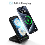 Samsung Wireless Charger Fast Charging Stand Desk Phone Charger Stand Android Charging Station For Samsung Galaxy S24 Ultra S24+ S24 S23 Fe S22 S21 S20 S10 S9 S8,Iphone 15 Pro Max Plus 14 With Adapter