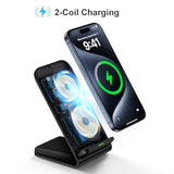 Samsung Wireless Charger Fast Charging Stand Desk Phone Charger Stand Android Charging Station For Samsung Galaxy S24 Ultra S24+ S24 S23 Fe S22 S21 S20 S10 S9 S8,Iphone 15 Pro Max Plus 14 With Adapter