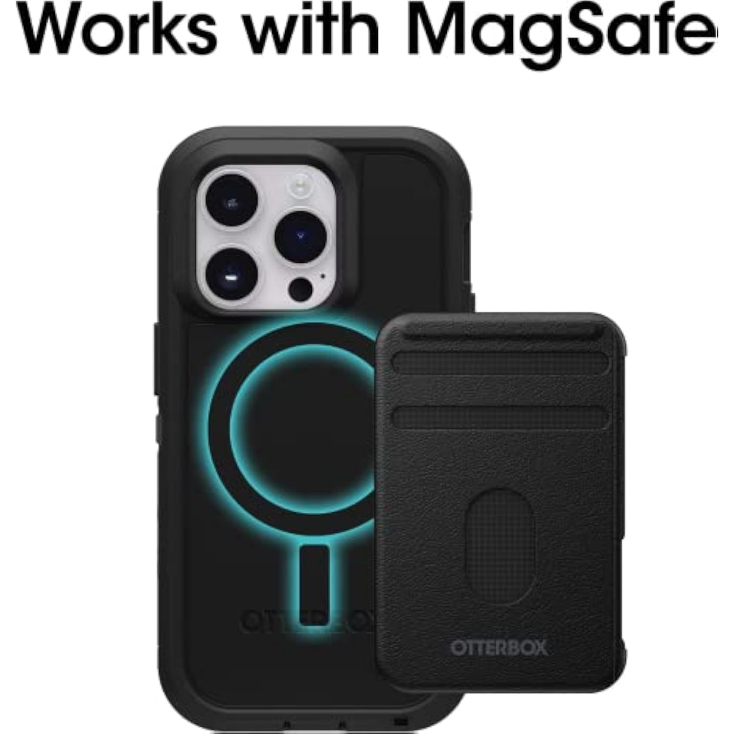 OtterBox Defender Series XT Case with MagSafe [Apple Certified] for iPhone 14 PRO (ONLY) Non-Retail Packaging - Black