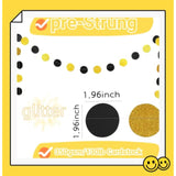 Welcome Home Decorations Glitter Welcome Home Banners Balloons Set Party Pennant Bunting Garland For New Home Family Birthday Christmas Wedding Boy Girl Baby Shower Hanging String Flag Black Golden