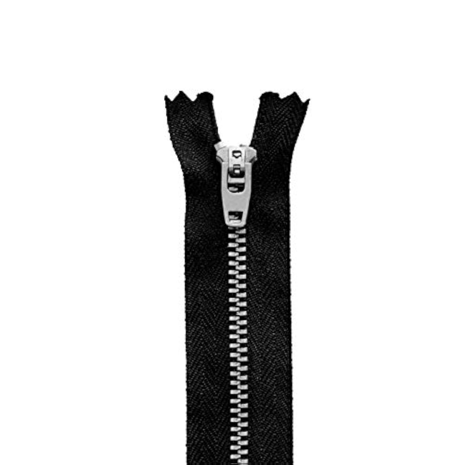 Metal Jeans Zipper #5 | Silver Colored Metal Teeth | 5 Pcs/Pack (5 Inc