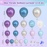 157Pcs Frozenn Balloons Arch Garland Kit Different Size