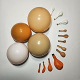 139-Piece Fall Balloon Arch Kit with Burnt Orange and Terracotta Balloons