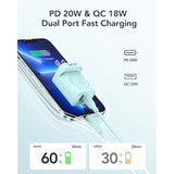 Charger For Apple Watch, Wireless Magnetic Portable Iwatch Charger Stand, Pd 20W 3-In-1 Travel Fast Charging Block For Iwatch Ultra/Se/10/9/8/7/6/5/4/3/, Iphone 16/15/14/13,Android-Green