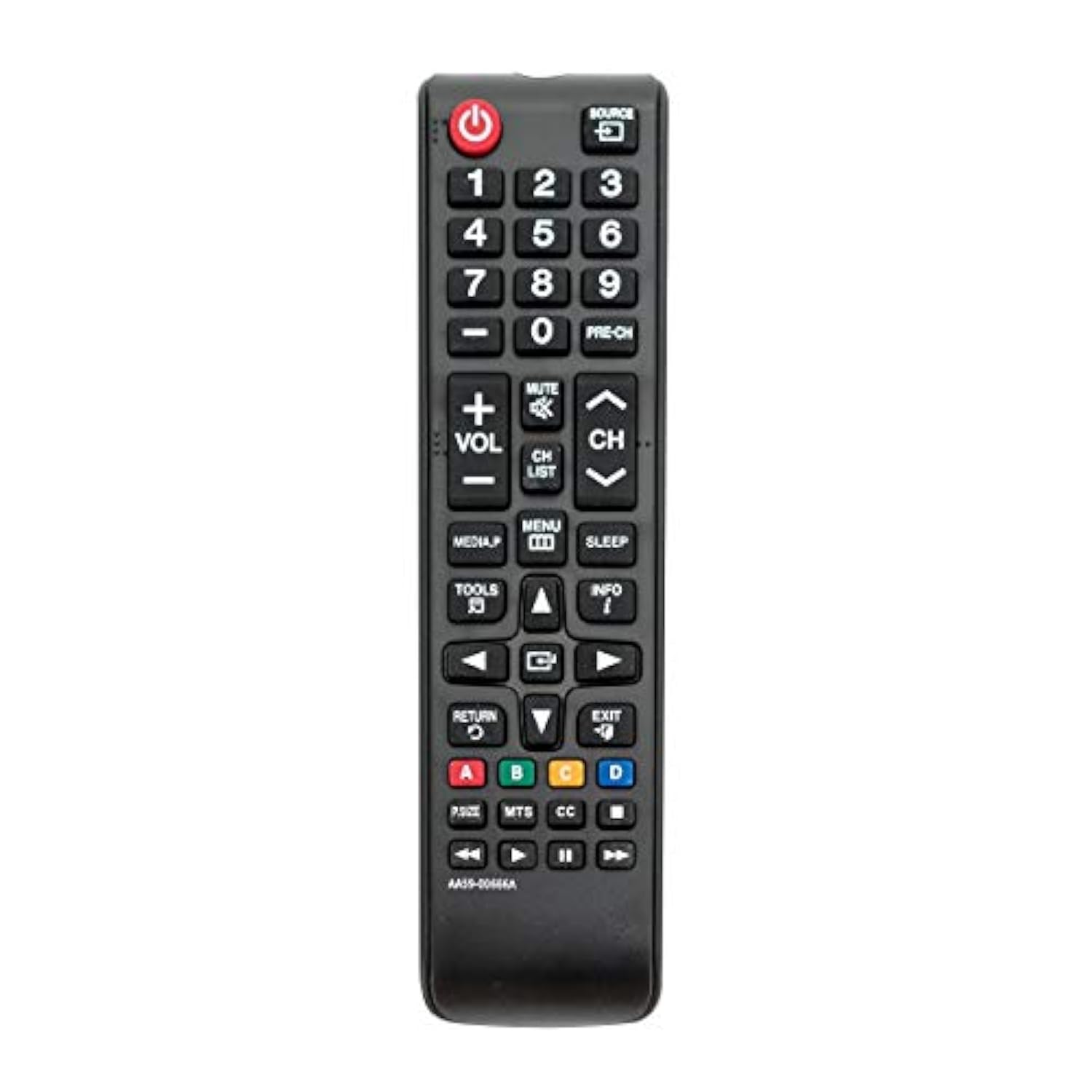 Replacement Samsung TV Remote AA59-00666A for LCD LED HDTV Models