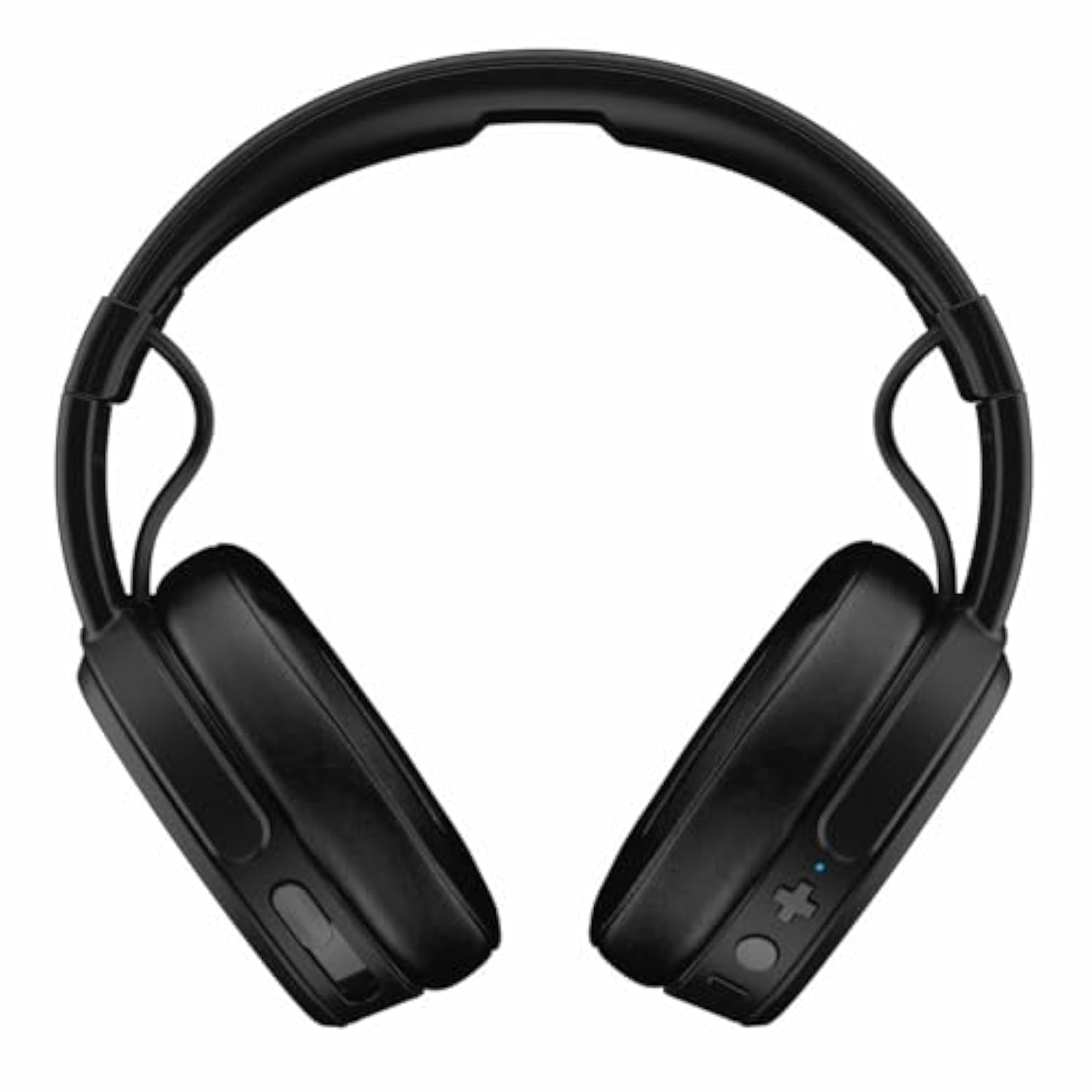 Skullcandy Crusher Wireless Bluetooth Headphones with Multi-Sensory Bass, Noise Isolating Over-Ear Fit, Up to 40 Hours Battery, Microphone for iPhone Android with Travel Bag - Black