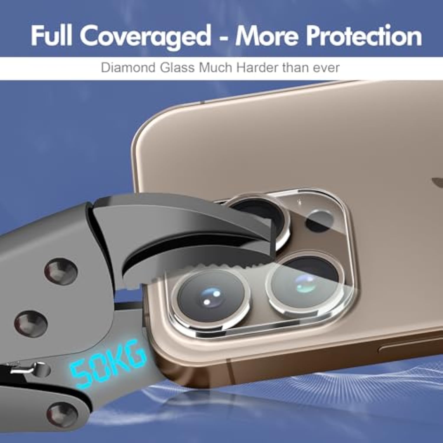iPhone 16 Pro Max & 15 Pro Max Rear Camera Lens Protector 3-Pack HD Clear